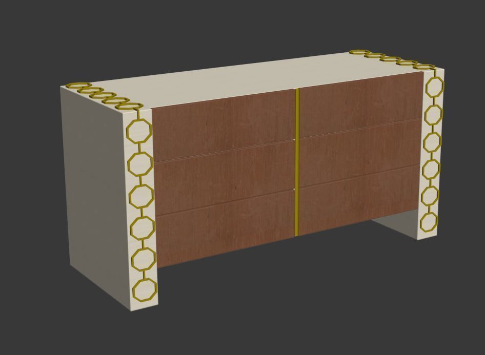 BEDROOM SET 6 chair 3D model_11