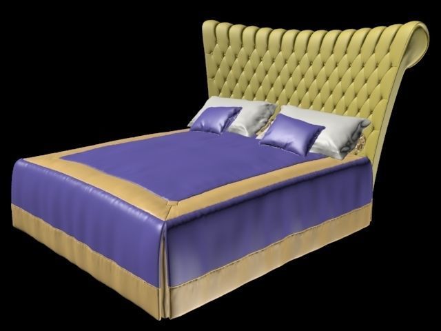 BEDROOM SET 6 chair 3D model_35