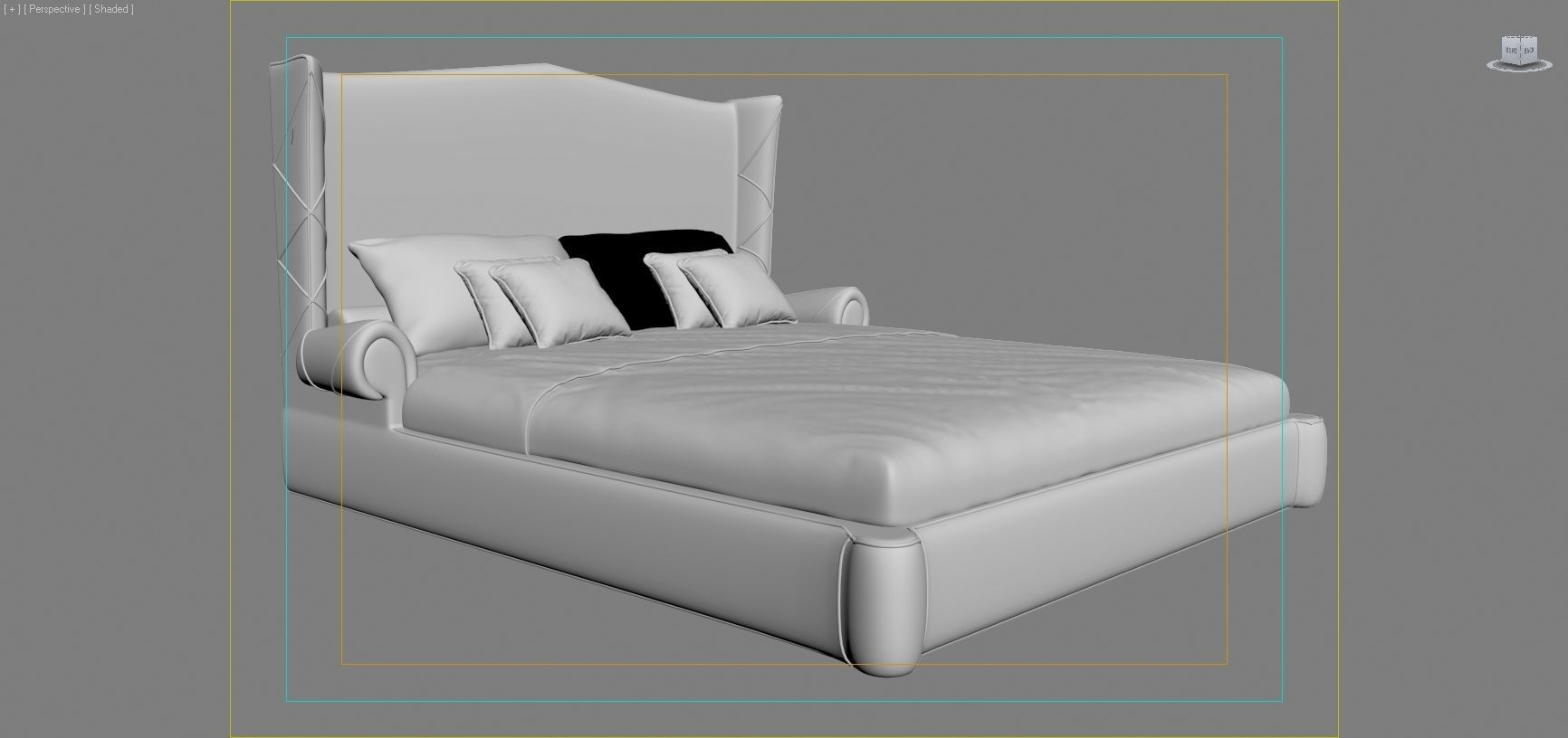 BEDROOM SET 6 chair 3D model_66