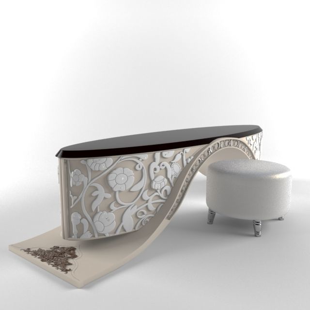 BEDROOM SET 6 chair 3D model_74