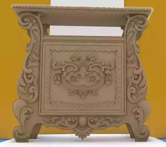 bedside table design stl and 