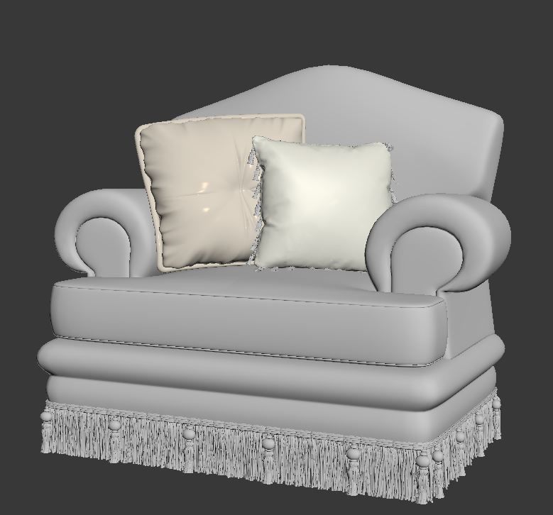 ARM CHAIR 1 3D model_133