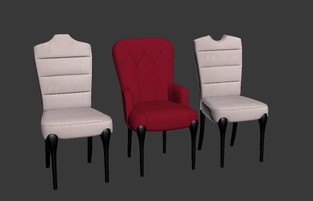 ARM CHAIR 1 3D model_52
