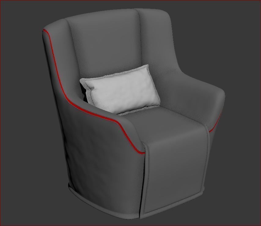 ARM CHAIR 1 3D model_22