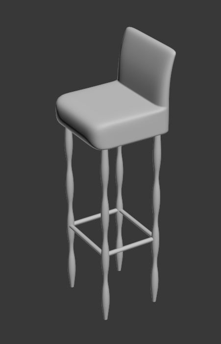 ARM CHAIR 1 3D model_77
