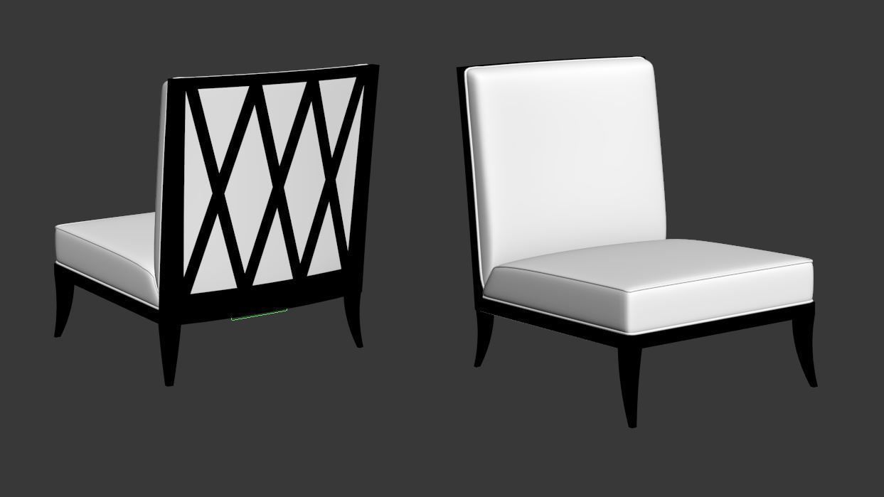 ARM CHAIR 1 3D model_88