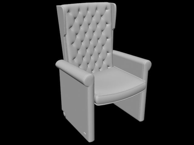 ARM CHAIR 1 3D model_1