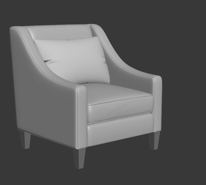 ARM CHAIR 1 3D model_74