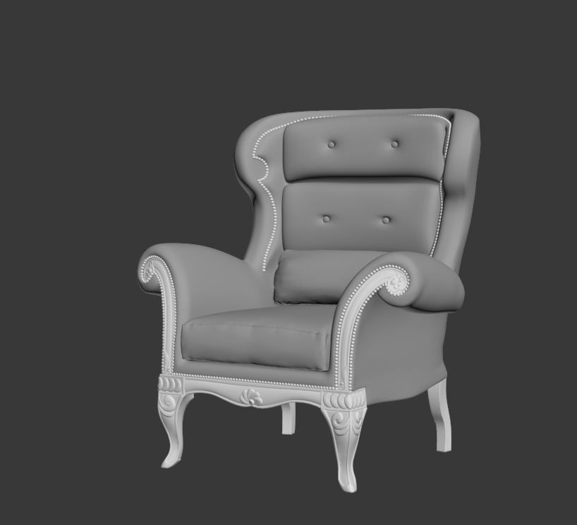 ARM CHAIR 1 3D model_61