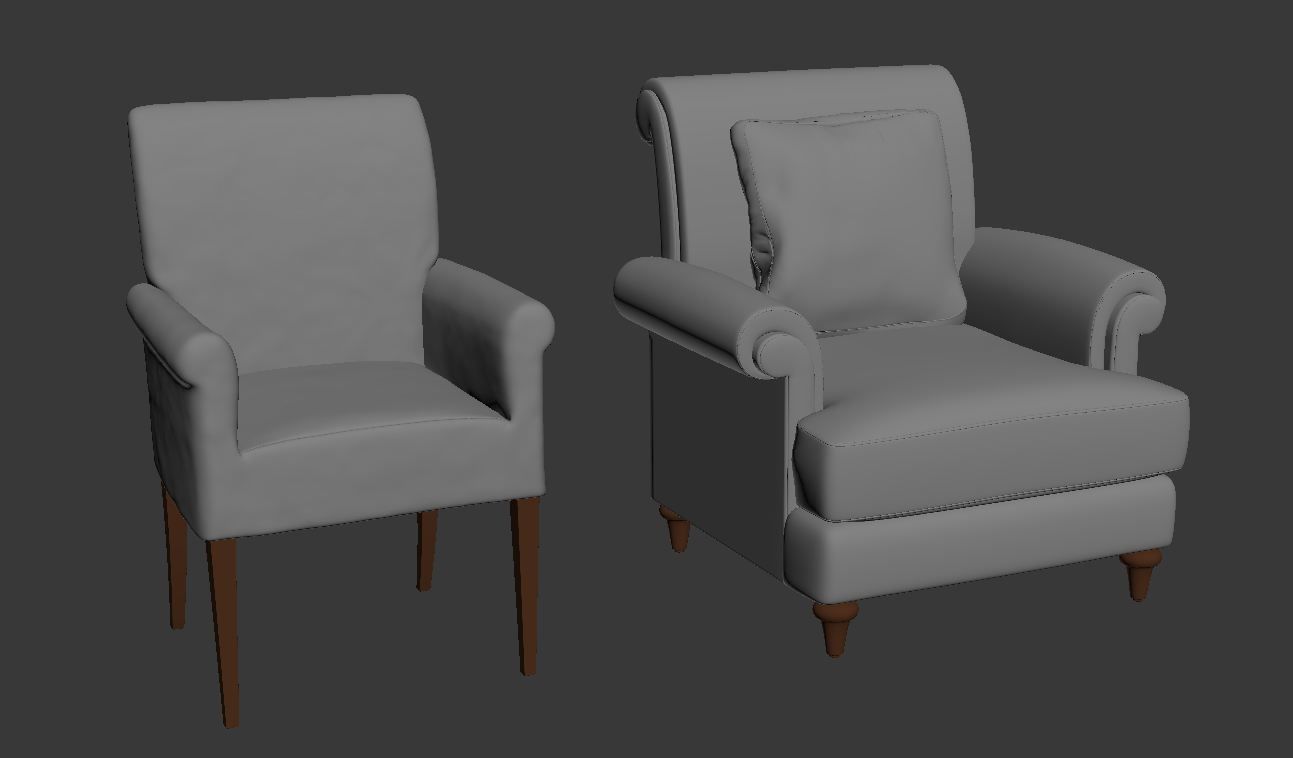 ARM CHAIR 1 3D model_90