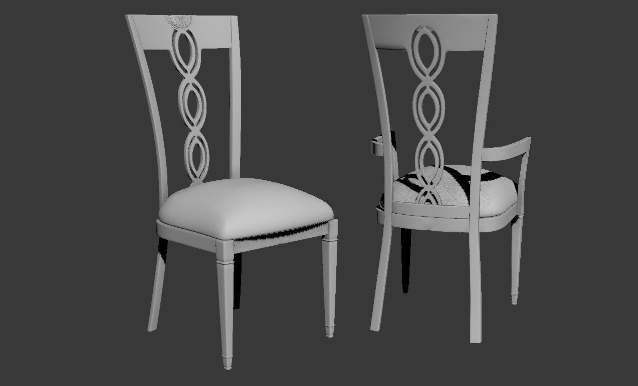 ARM CHAIR 1 3D model_66