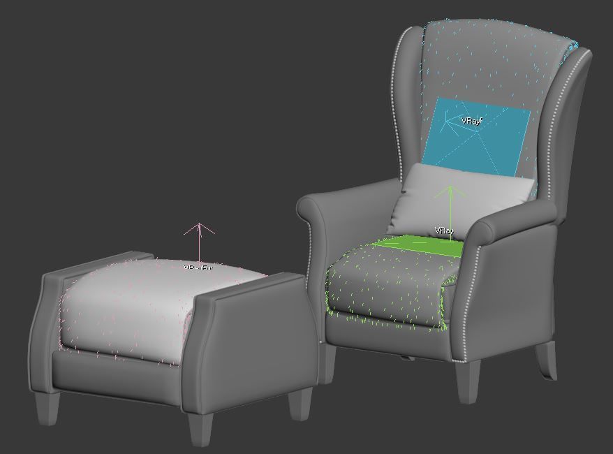 ARM CHAIR 1 3D model_34