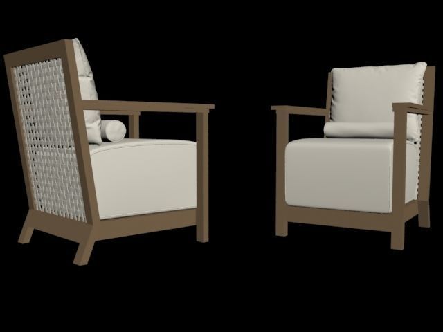 ARM CHAIR 1 3D model_12