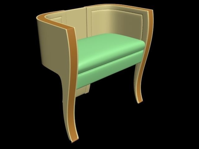 ARM CHAIR 1 3D model_6