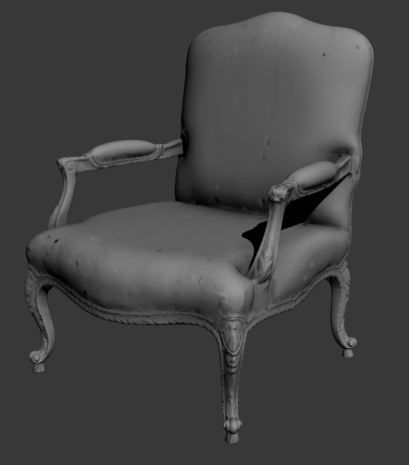 ARM CHAIR 1 3D model_95