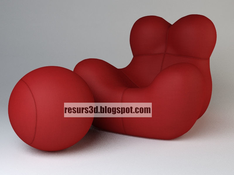 ARM CHAIR 1 3D model_26