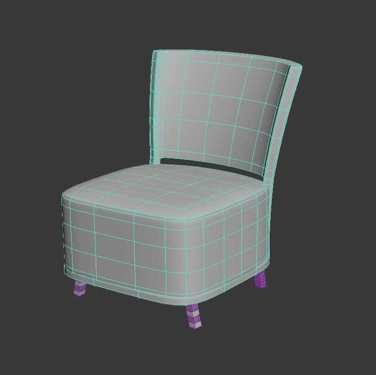 ARM CHAIR 1 3D model_76