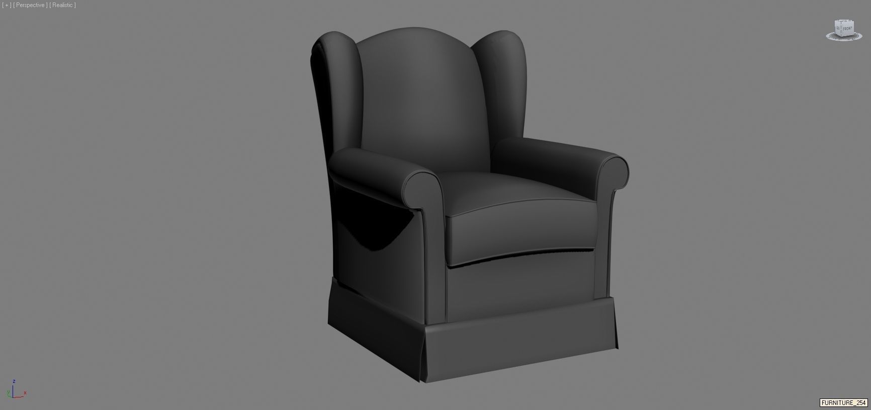 ARM CHAIR 1 3D model_11