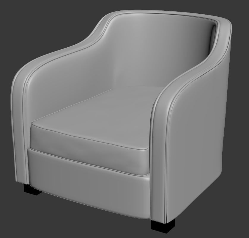 ARM CHAIR 1 3D model_58