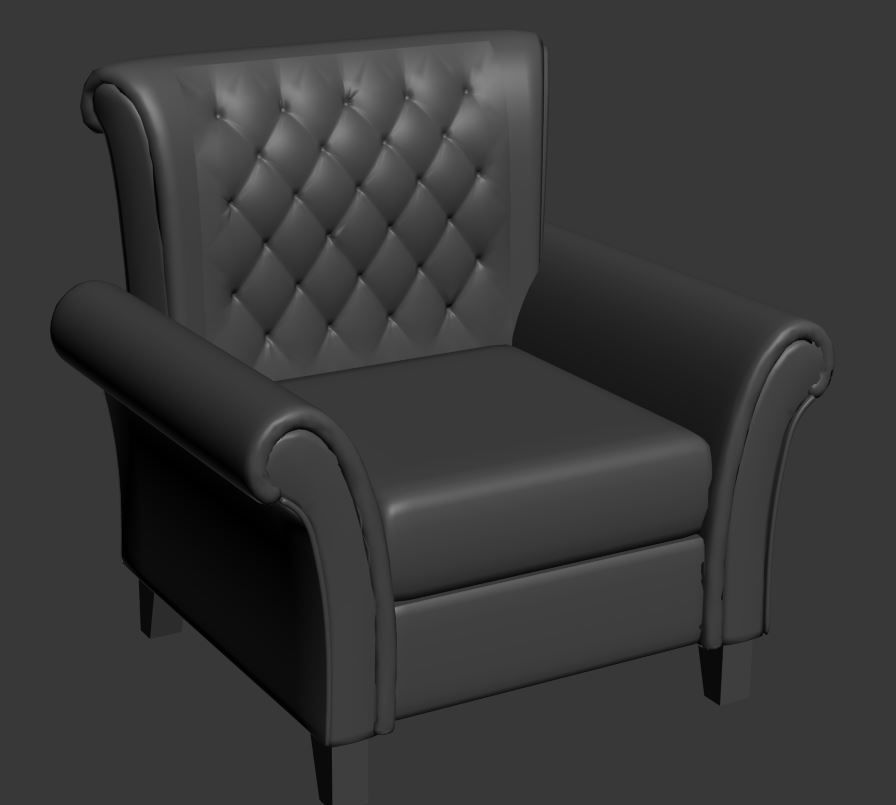 ARM CHAIR 1 3D model_10