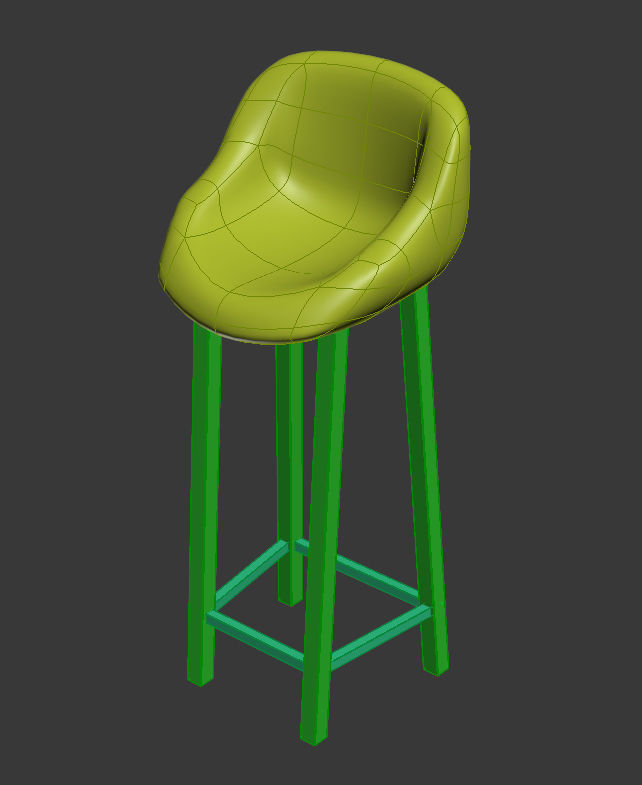 ARM CHAIR 1 3D model_89