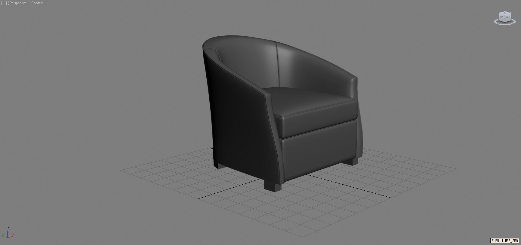 ARM CHAIR 1 3D model_9