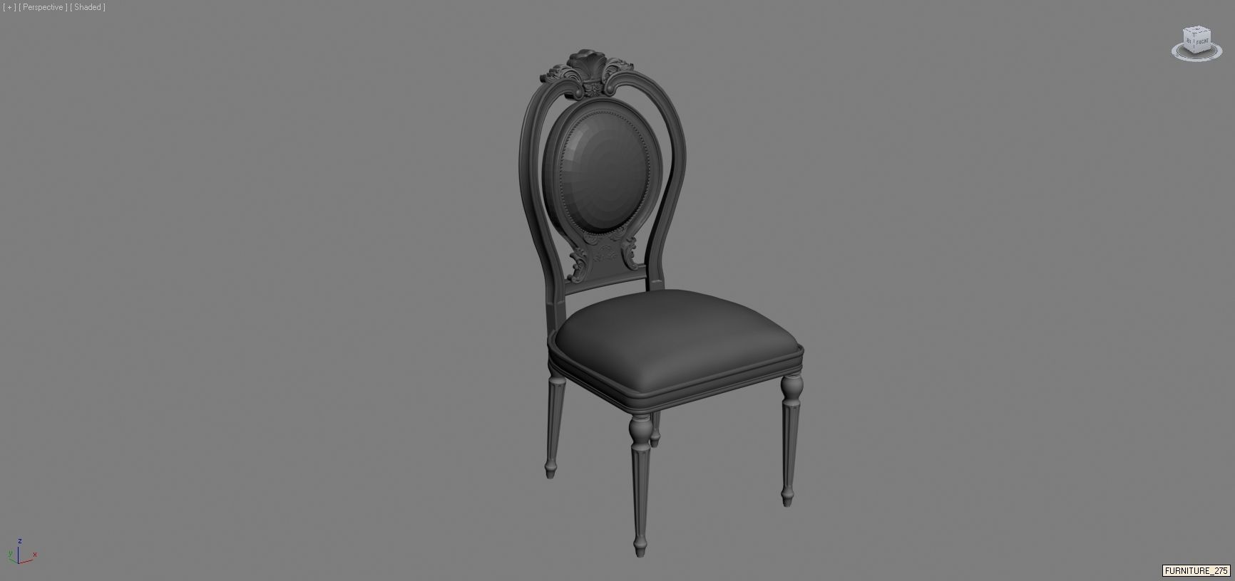 ARM CHAIR 1 3D model_55