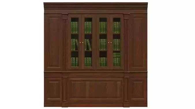 Built-in bookcase 1500