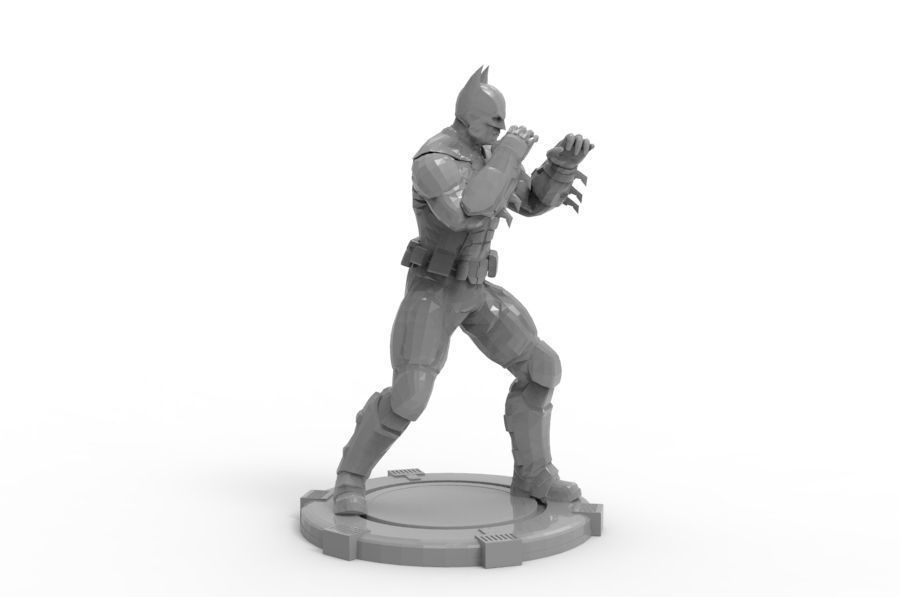 Batman - Mma Kick 3D print model_9