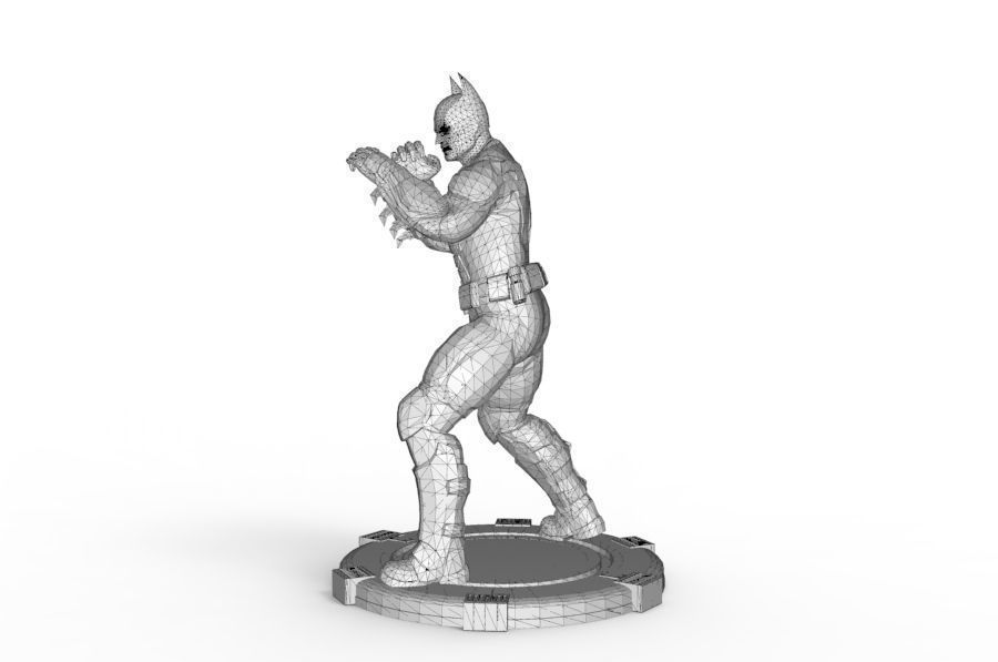 Batman - Mma Kick 3D print model_13