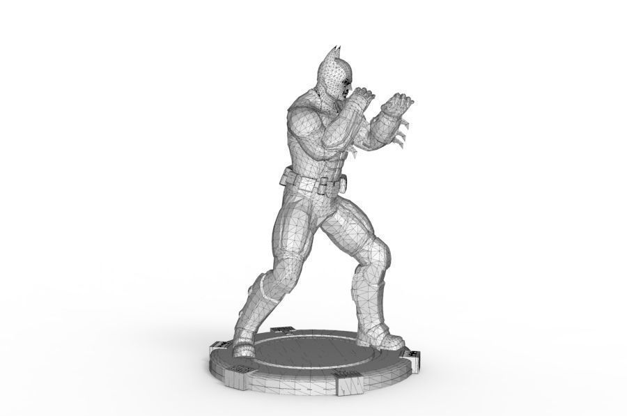Batman - Mma Kick 3D print model_19
