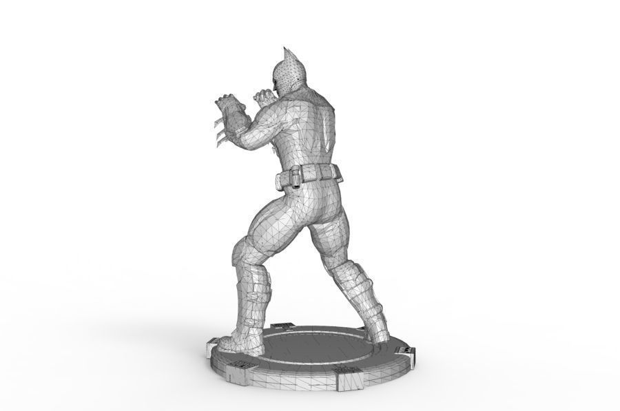 Batman - Mma Kick 3D print model_14