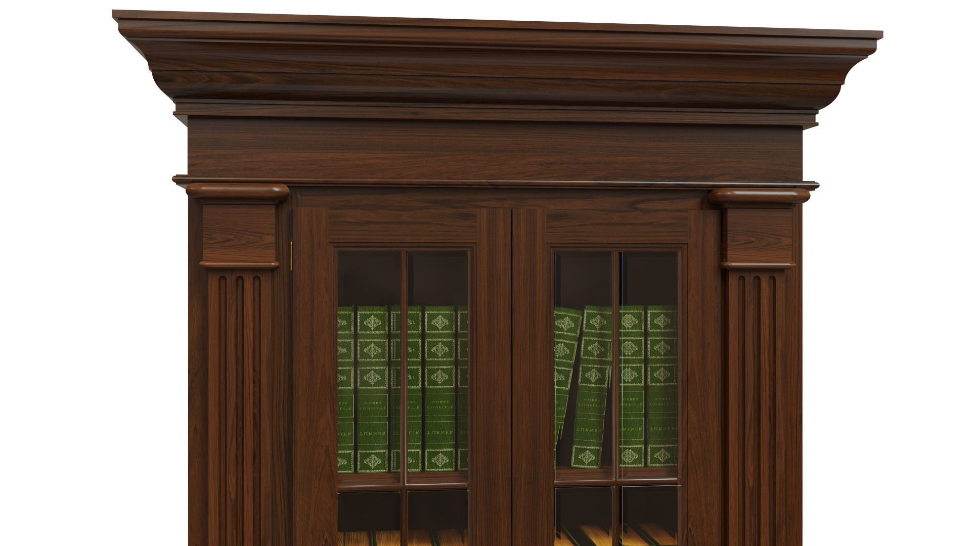 Bookcase 1100 3D model_5