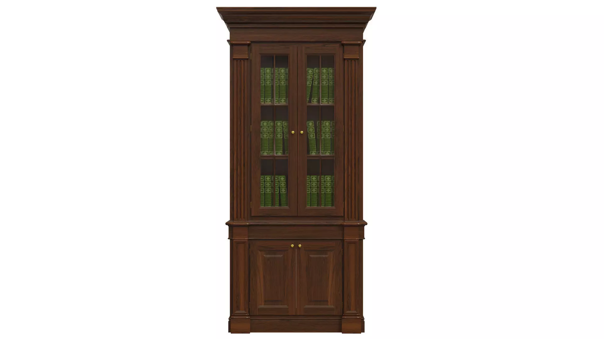 Bookcase 1100 3D model_0
