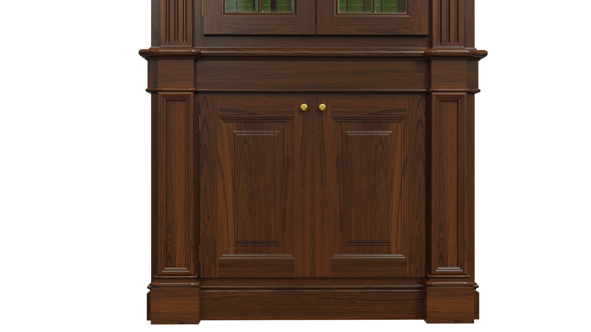 Bookcase 1100 3D model_3