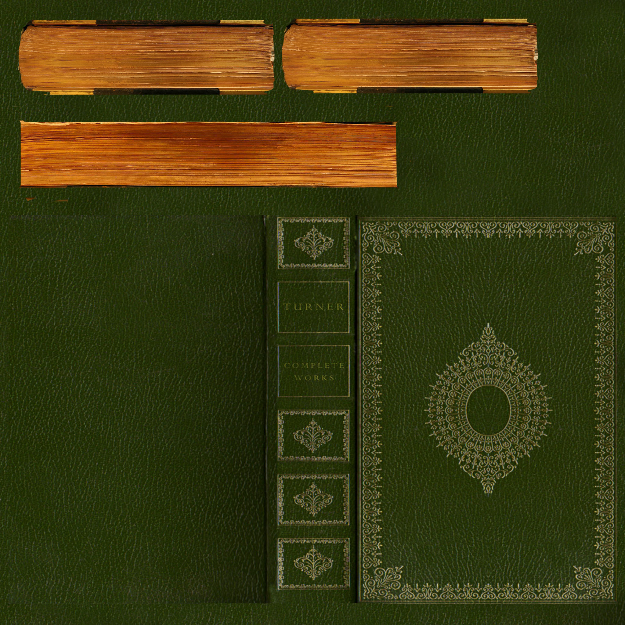 Bookcase 1100 3D model_14