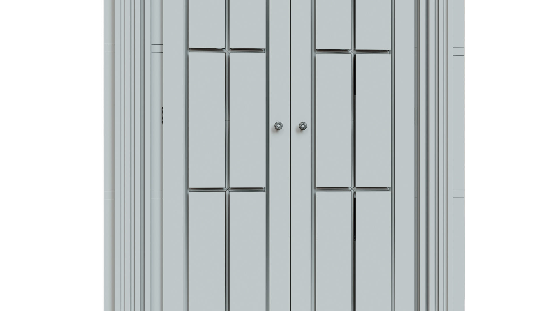 Bookcase 1100 3D model_7