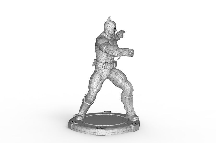 Batman - Mma Kick 3D print model_18