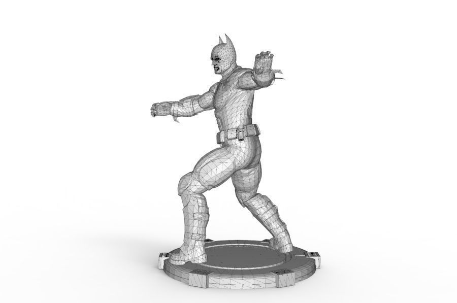 Batman - Mma Kick 3D print model_12