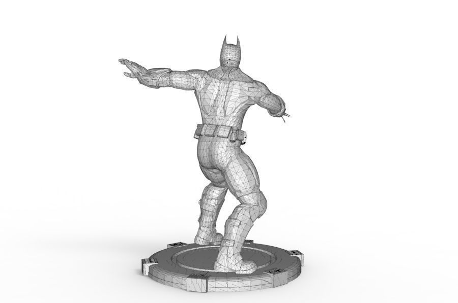 Batman - Mma Kick 3D print model_15
