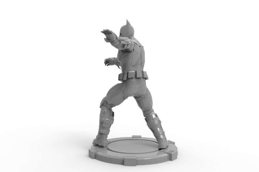 Batman - Mma Kick 3D print model_3