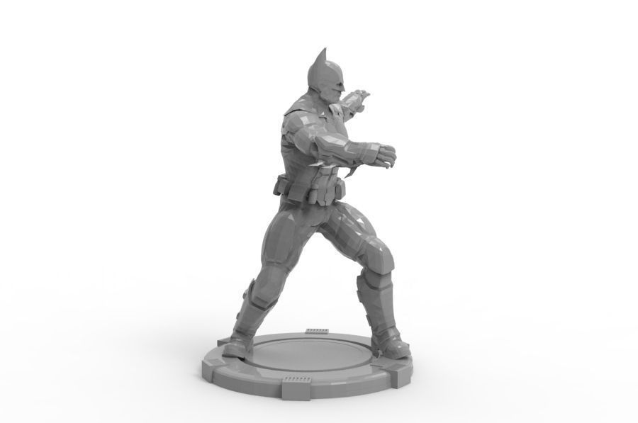 Batman - Mma Kick 3D print model_8