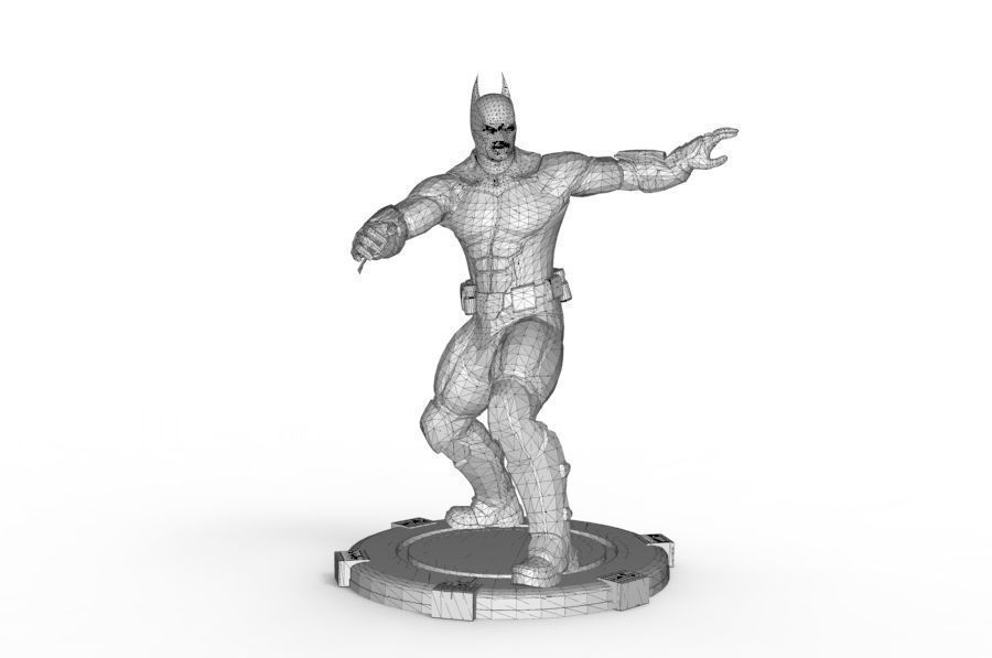 Batman - Mma Kick 3D print model_11
