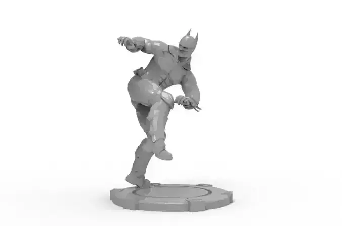 Batman - Mma Kick 3D print model