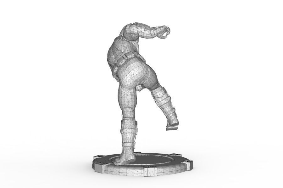 Batman - Mma Kick 3D print model_19