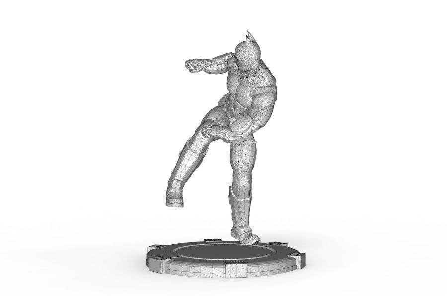 Batman - Mma Kick 3D print model_14