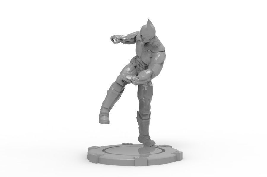 Batman - Mma Kick 3D print model_3
