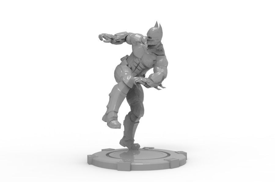 Batman - Mma Kick 3D print model_2