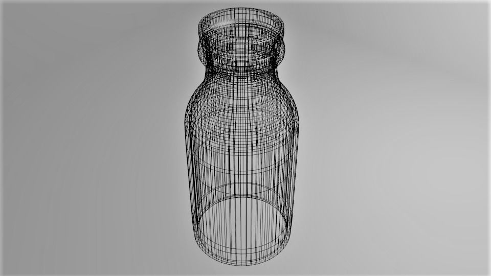 Bottle Milk 3D model_5
