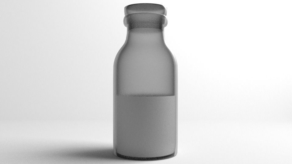 Bottle Milk 3D model_1